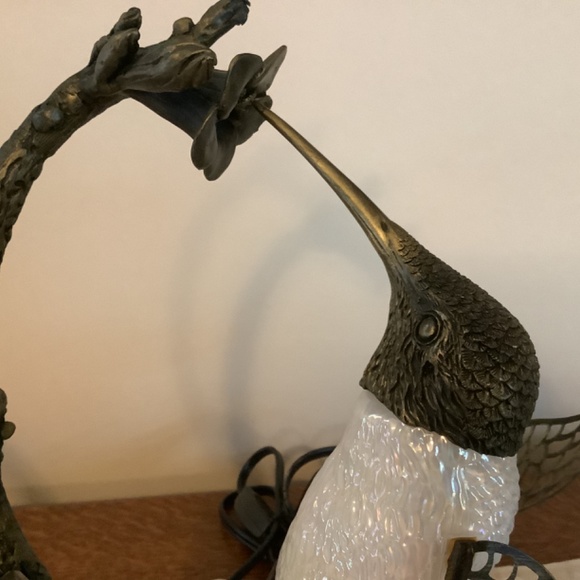 Vintage hummingbird lamps set of 2 - Picture 7 of 16